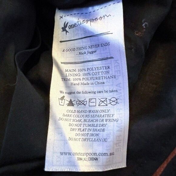 One Teaspoon Sequin Racerback Mini Dress In Bronze/Silver Size XXS NWT Scarface - Picture 10 of 11